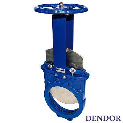Задвижка шиберная Dendor K21GV DN800 с редуктором